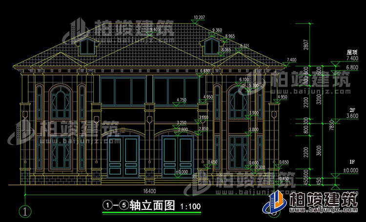 正立面图